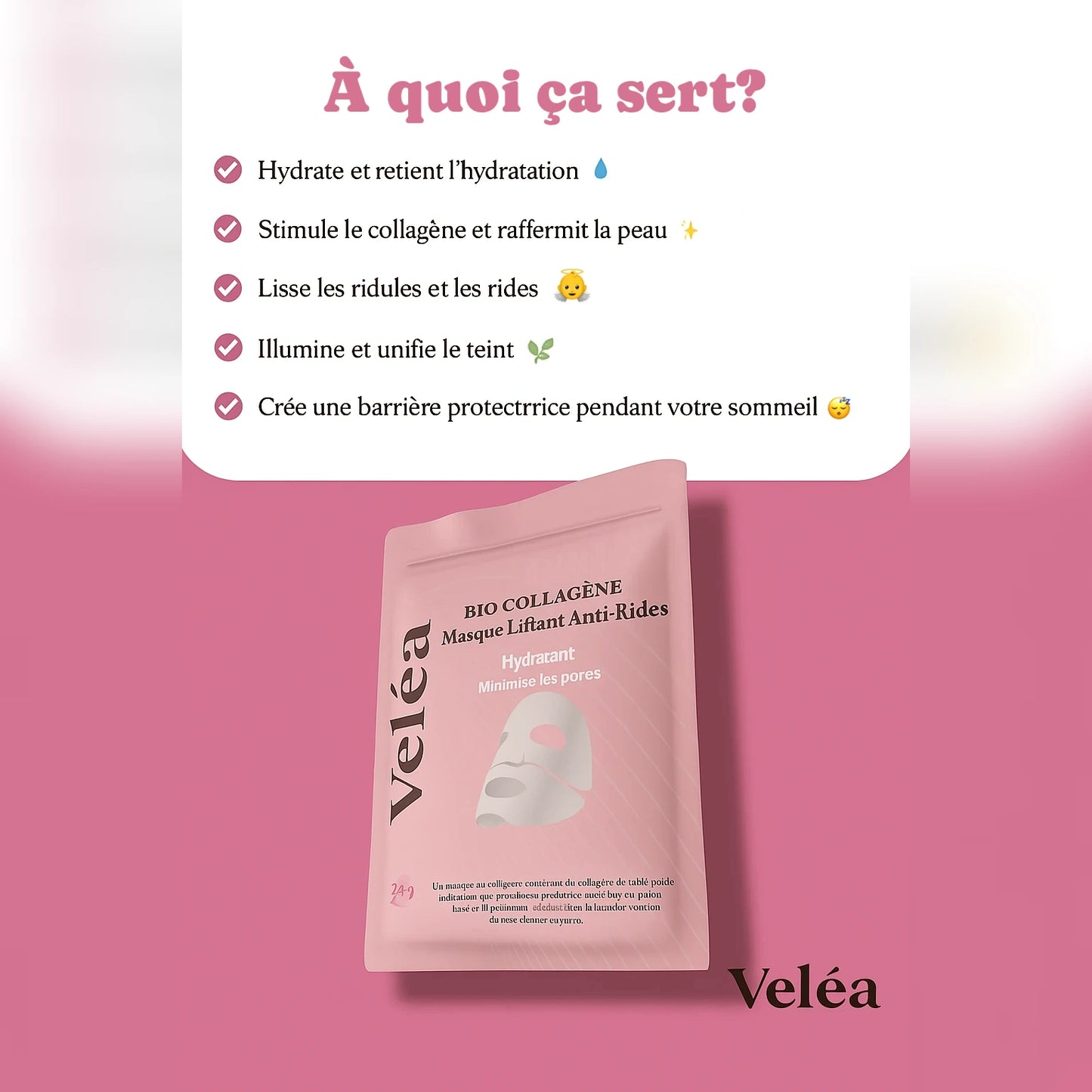 Masque Bio-Collagène Veléa